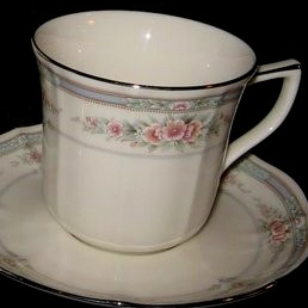 NORITAKE ROTHSCHILD 7293 CUP & SAUCER
